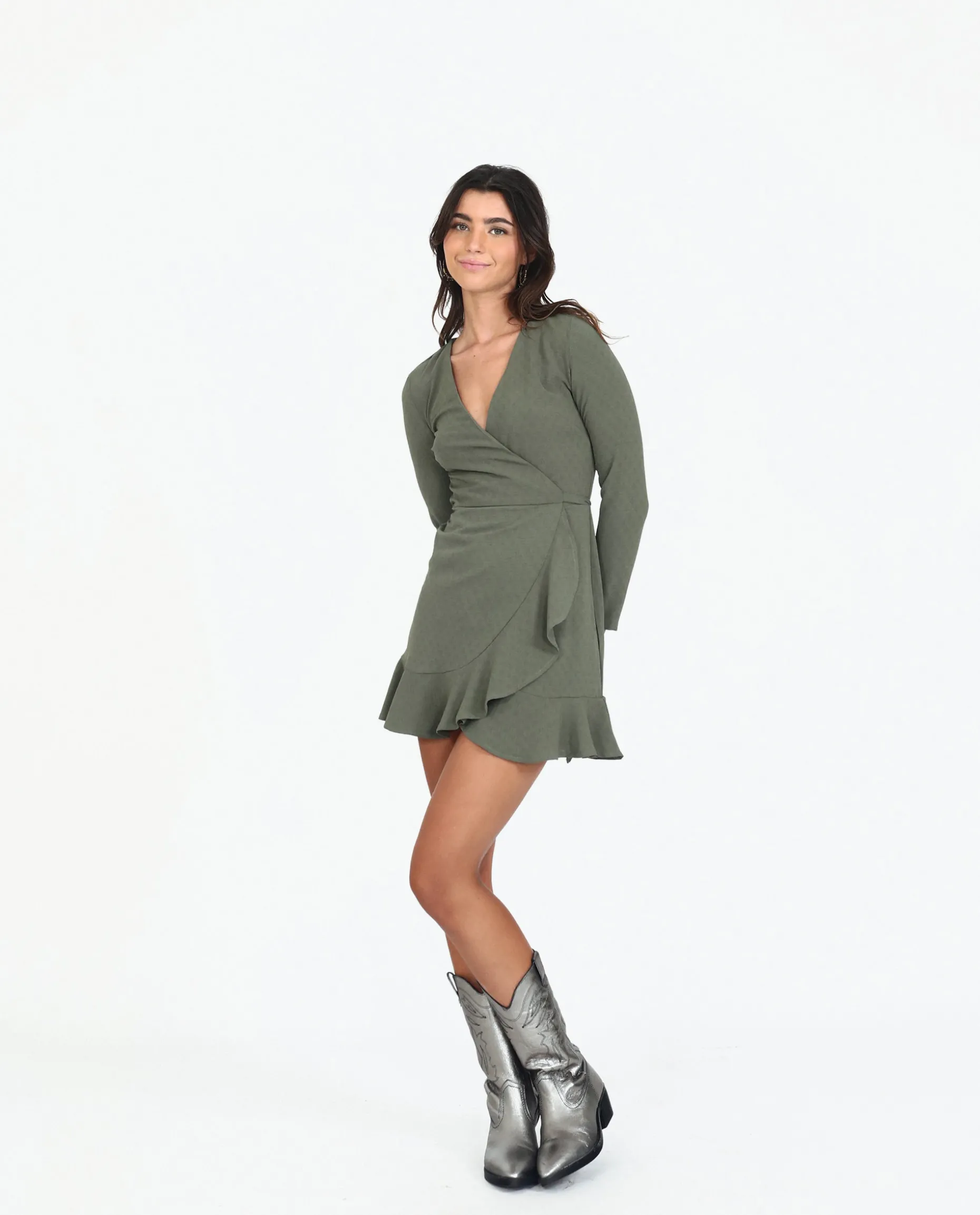 VESTIDO STORY OF MY LIFE · VERDE MILITAR