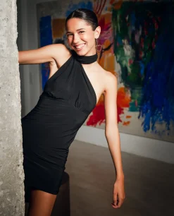 VESTIDO TAKE IT EASY · NEGRO