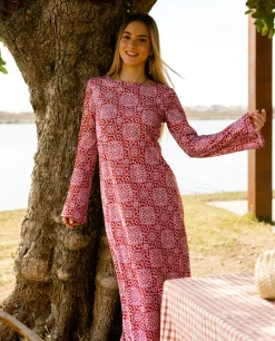 VESTIDO WILDFLOWER · COBRE Y LILA